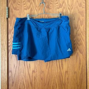 adidas Navy Climalite Performance Skort